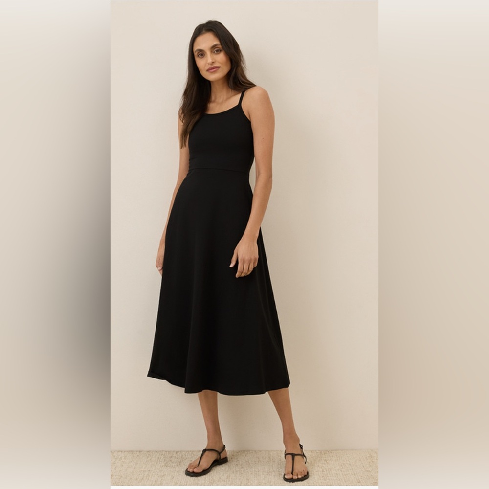 Pact Fit & Flare Midi Dress